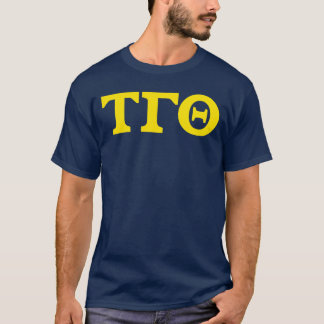 Tau Gamma Theta Letters T-Shirt - Marinho