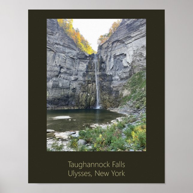 Taughannock Falls Poster (Frente)