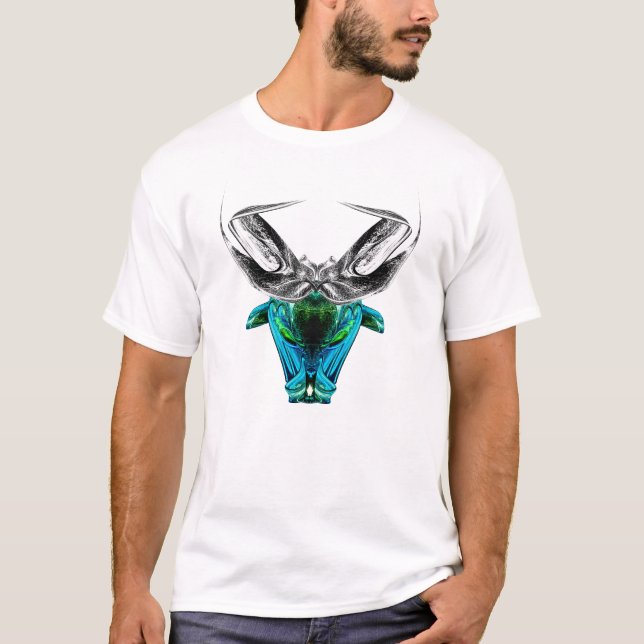 Taurus – Artistic Zodiac Graphic T-Shirt (Frente)