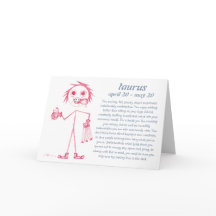 Taurus [ - BitchScope - ] Cartão de aniversário