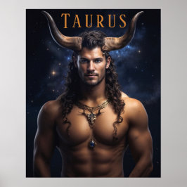 Taurus Male Poster astrológico
