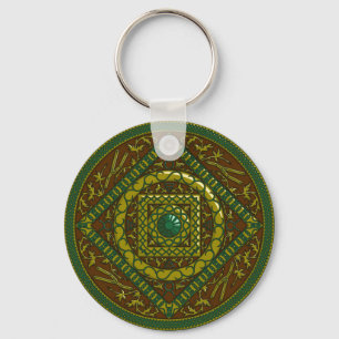 Taurus Mandala Chaveiro
