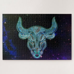 taurus, quebra-cabeça boi zodiac