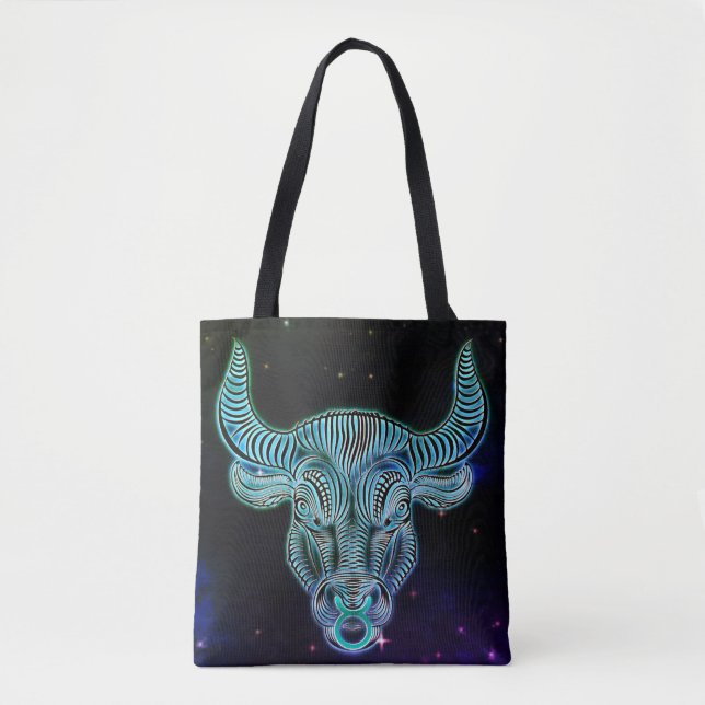 taurus, saco de tote zodiac (Frente)