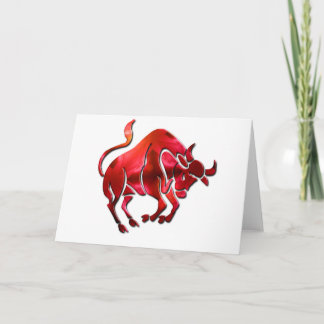 Taurus - Símbolo Cartão Saudação