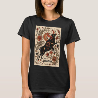 Taurus - T-Shirt Celestial Zodiac Art