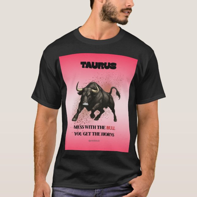 Taurus Zodiac Astrology Men's T-Shirt (Frente)