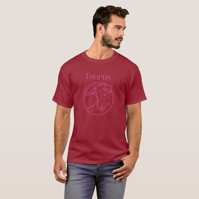 Taurus Zodiac T-Shirt (Frente Completa)