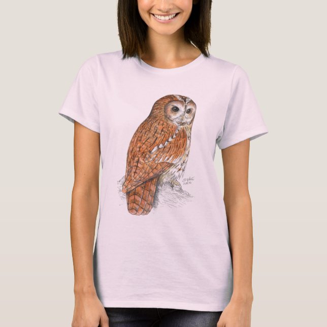 Tawny Owl T-shirt (Frente)