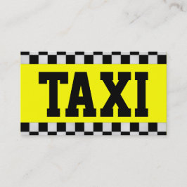 Taxi cartão de visita