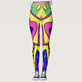 Tayt pop art Leggings moderno padrão impressão 24S