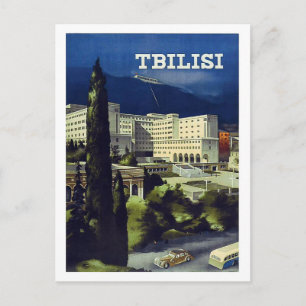Tbilisi, Geórgia, cidade grande, cartão postal via