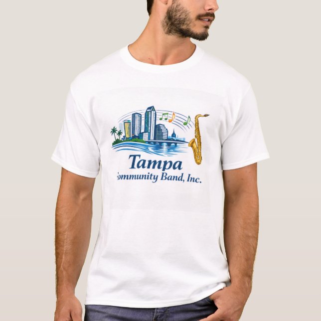 TCB Saxophone Logo T-Shirt (Frente)