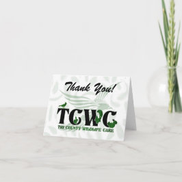 TCWC - Obrigado do logotipo você notas