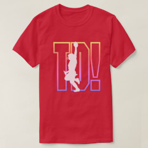 TD! Camiseta de Futebol Americano