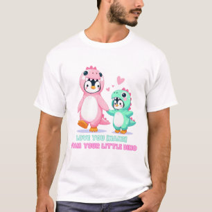 Te Amo, Dino-Mãe! T-Shirt Personalizado"