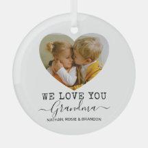 Te Amo, Vovó Foto Coração