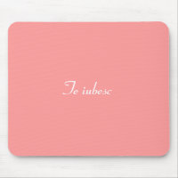 Te iubesc mousepad ( romântico eu te amo)