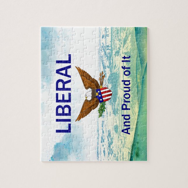 Tê orgulhoso Quebra-cabeça do Liberal Jigsera (Vertical)