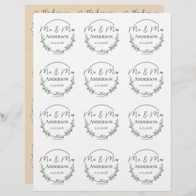 Tea Bag Wedding (Frente/Verso)