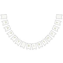 Tea Confetti - Bandeira de Bunting Pontos de Aquar