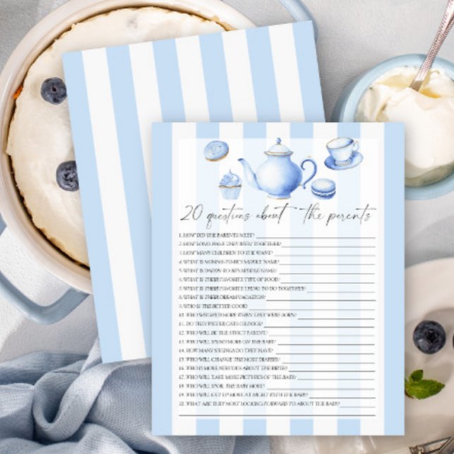 Tea Party - 20 perguntas sobre os pais (Criador carregado)