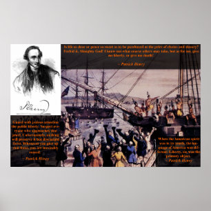 Tea party - poster de Patrick Henry
