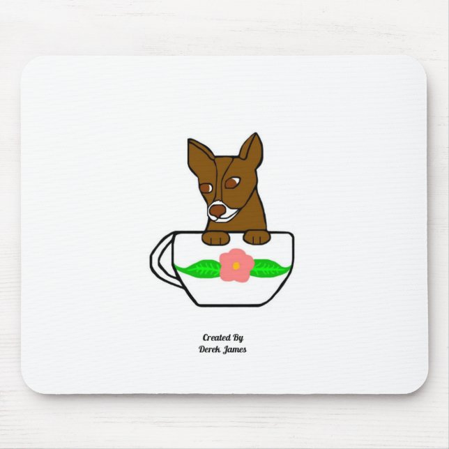 Teacup Chihuahua Mouse Pad (Frente)