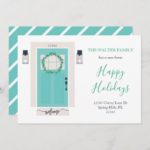 Teal de Anúncio de Movimento da Porta Frontal