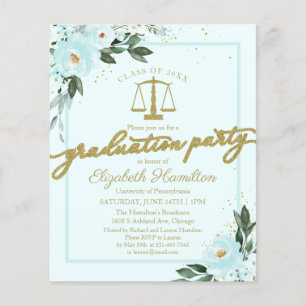 Teal de Festa de formatura da Escola de Direito de