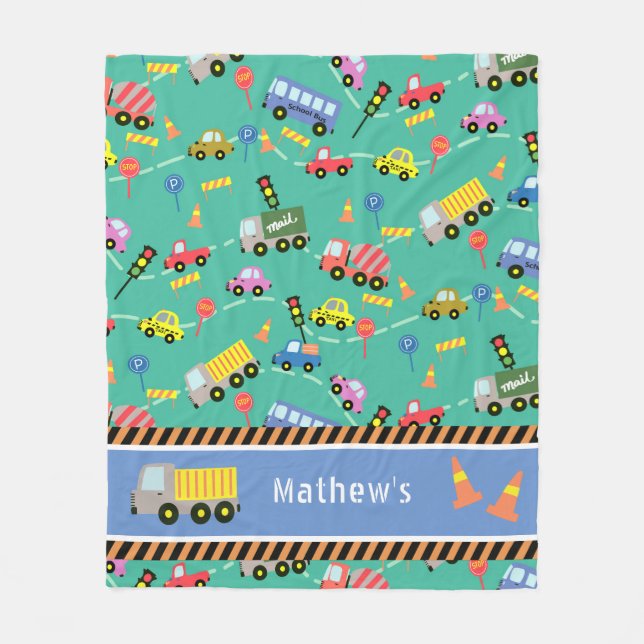 Teal de Transporte. Cobertor de Lã (Frente)