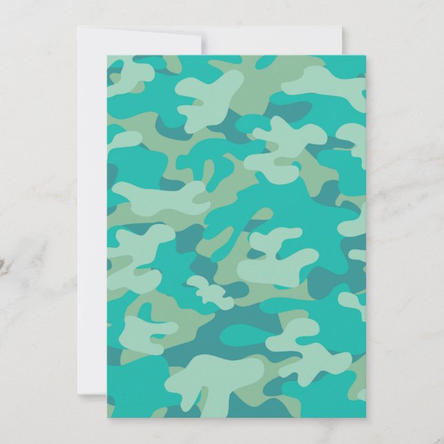 Teal e Blue Camo (Frente)
