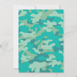 Teal e Blue Camo
