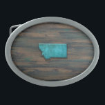 Teal em forma de estado de Montana<br><div class="desc">Teal em forma de estado de Montana</div>