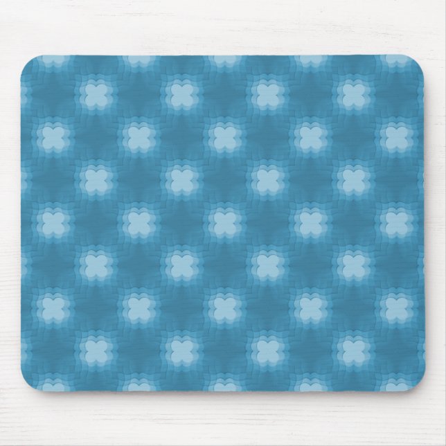 Teal Funky Flair Mousepad (Frente)