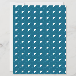 Teal Geometric Scrapbook Paper
