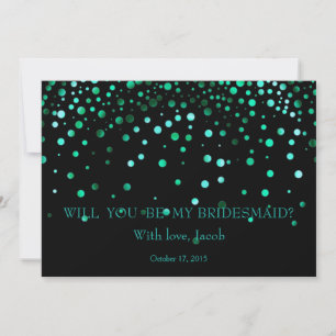 Teal Glitter Você Será O Meu Convite Para A Brides