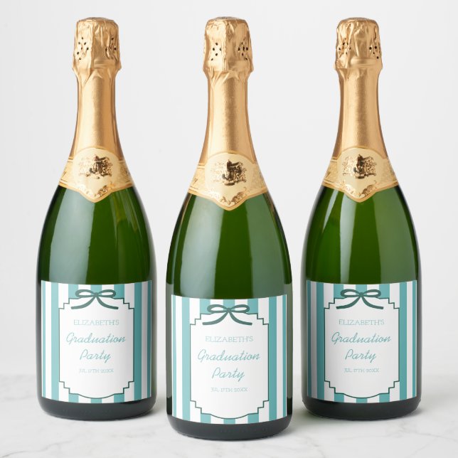 Teal Green Graduation (Garrafas)