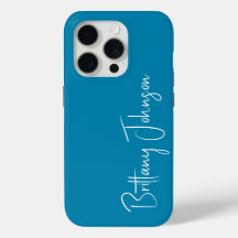 Teal Monogramado