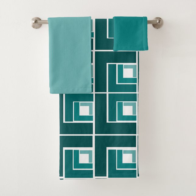Teal Topsy Turvy Bath Toalha (Insitu)