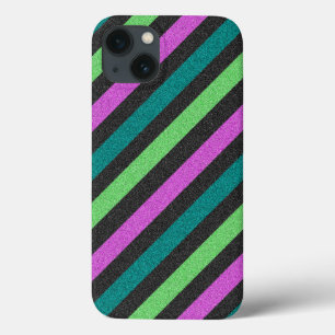 Teal, Verde limão, Brilhante Rosa-Quente Striped