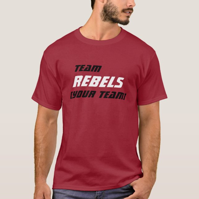 Team Rebels T-Shirt (Frente)