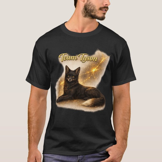 Team Tyson the Fox T-shirt (Frente)