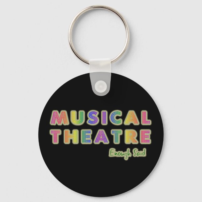 Teato Musical Suficiente Disse Chaveiro (Frente)