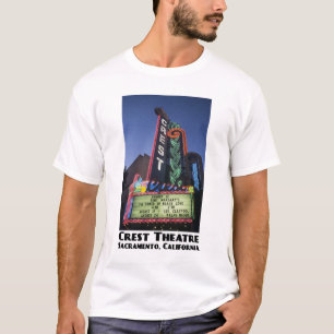 Teatro da crista, t-shirt do branco de Sacramento