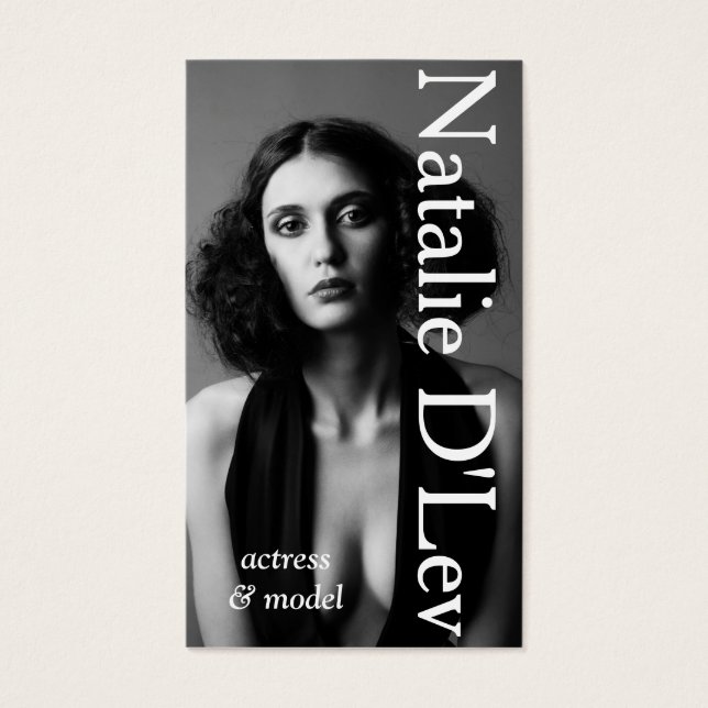 Teatro de Filmagem de Cabeçalho do Modelo de Atriz (Frente)