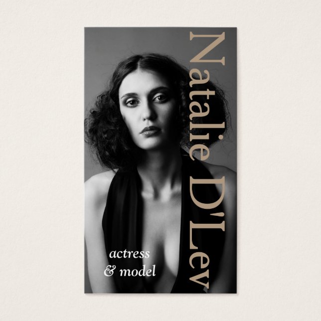 Teatro de Filmagem de Cabeçalho do Modelo de Atriz (Frente)