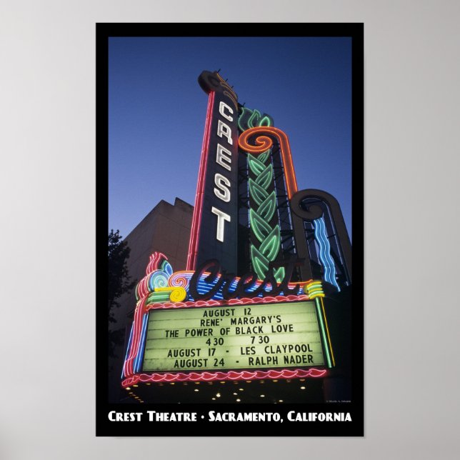Teatro de repouso, Poster de Sacramento 11x17 (Frente)