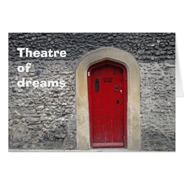 Teatro do cartão de sonhos (Frente Horizontal)