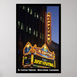 Teatro do EL Capitan, poster de Hollywood 11x17